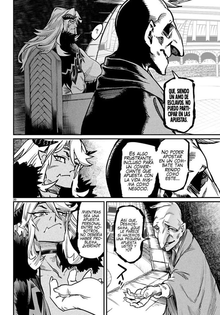 REENCARNADO EN UN COLISEO ~Utilizando la habilidad más débil para derrotar a las mujeres más fuertes y crear un harem de esclavas~ Capítulo 30 - Page 21