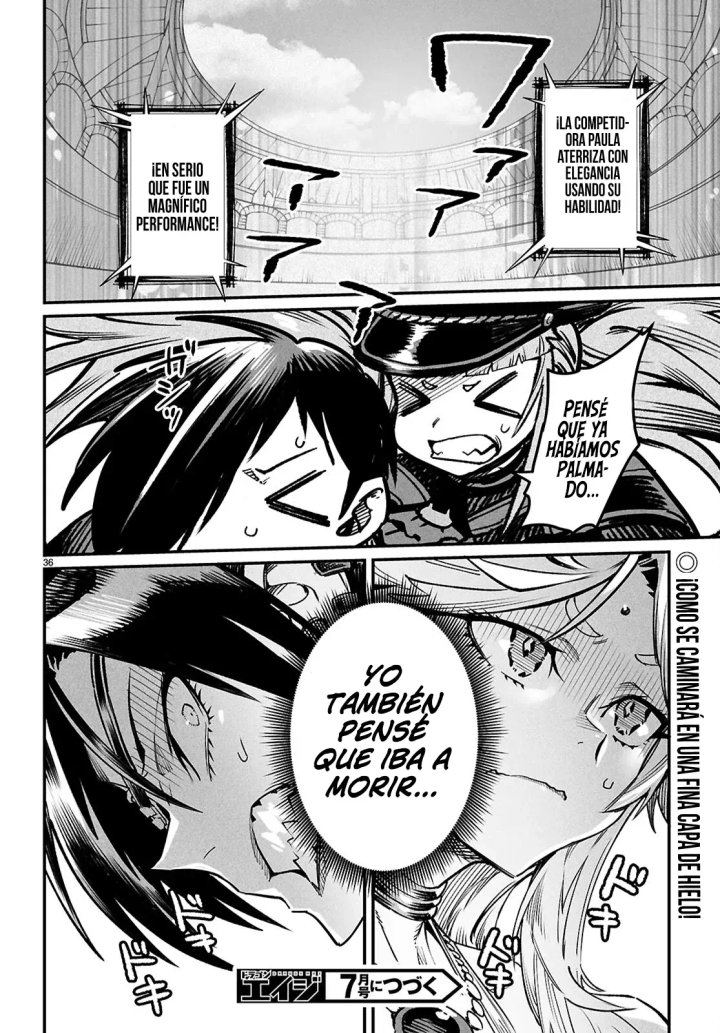 REENCARNADO EN UN COLISEO ~Utilizando la habilidad más débil para derrotar a las mujeres más fuertes y crear un harem de esclavas~ Capítulo 30 - Page 35