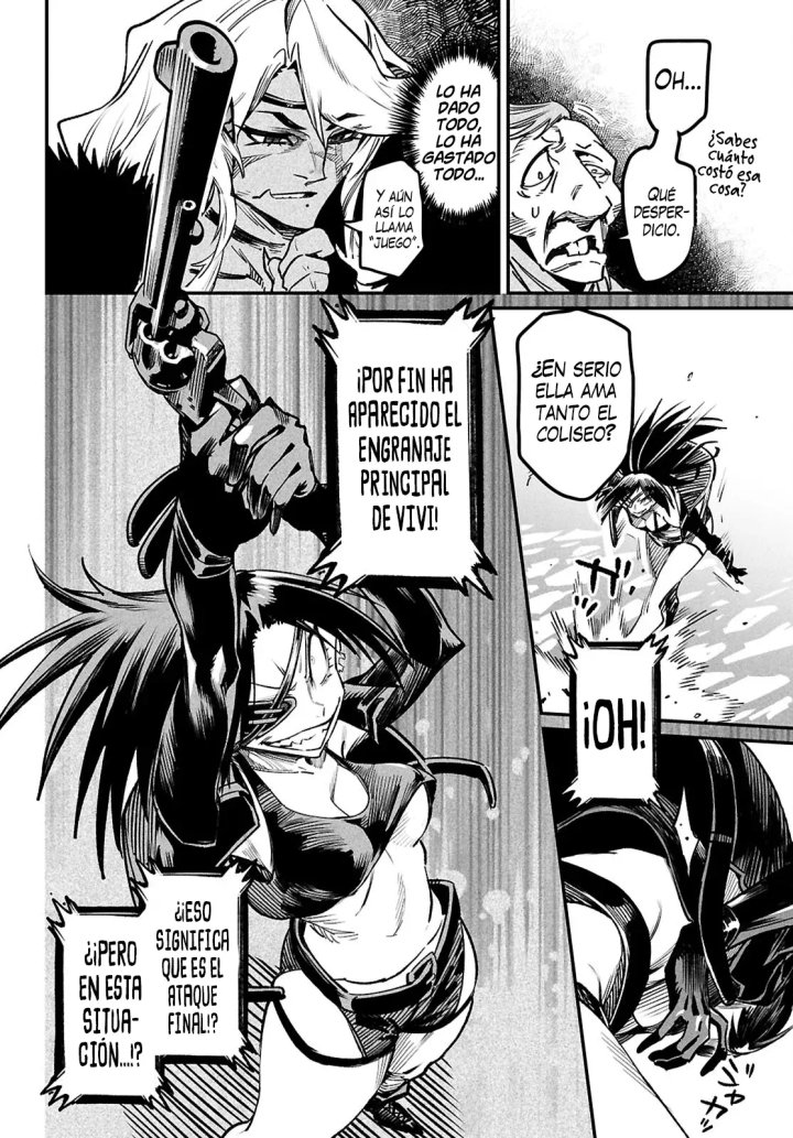 REENCARNADO EN UN COLISEO ~Utilizando la habilidad más débil para derrotar a las mujeres más fuertes y crear un harem de esclavas~ Capítulo 32 - Page 23