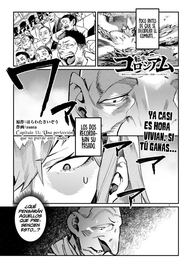 REENCARNADO EN UN COLISEO ~Utilizando la habilidad más débil para derrotar a las mujeres más fuertes y crear un harem de esclavas~ Capítulo 33 - Page 2