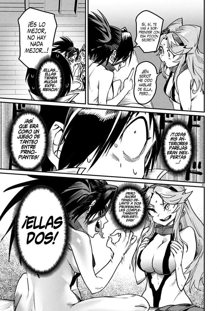 REENCARNADO EN UN COLISEO ~Utilizando la habilidad más débil para derrotar a las mujeres más fuertes y crear un harem de esclavas~ Capítulo 33 - Page 32