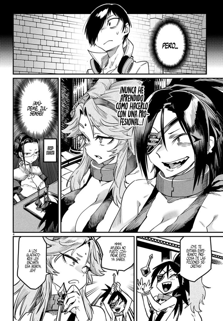 REENCARNADO EN UN COLISEO ~Utilizando la habilidad más débil para derrotar a las mujeres más fuertes y crear un harem de esclavas~ Capítulo 34 - Page 10