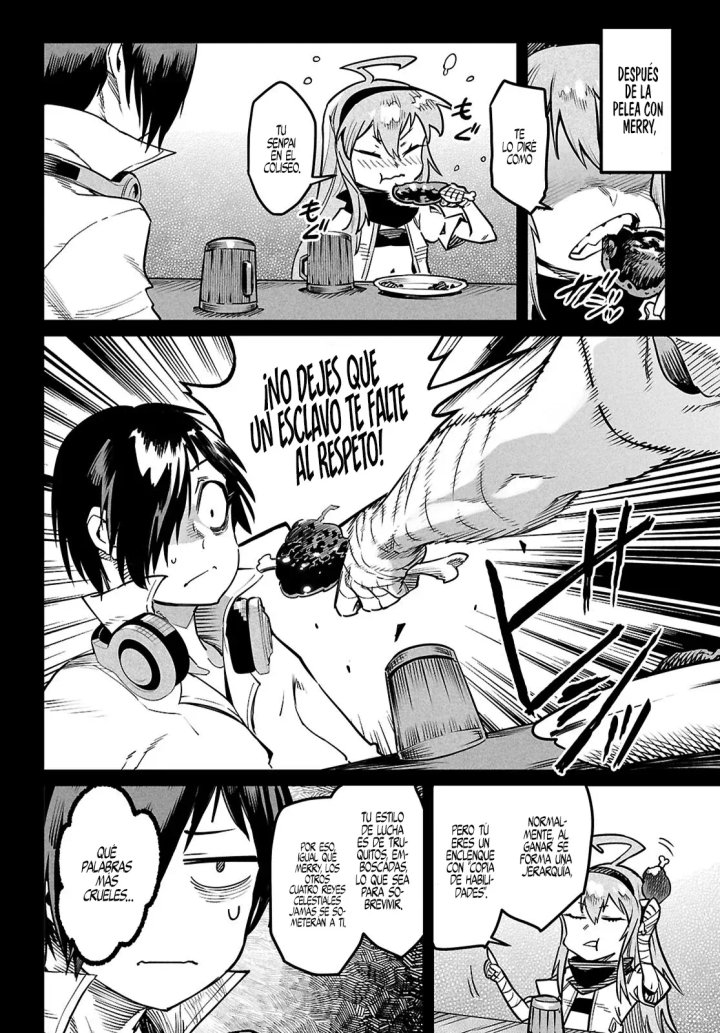 REENCARNADO EN UN COLISEO ~Utilizando la habilidad más débil para derrotar a las mujeres más fuertes y crear un harem de esclavas~ Capítulo 34 - Page 8