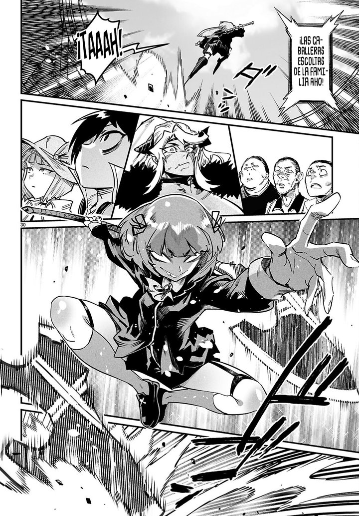 REENCARNADO EN UN COLISEO ~Utilizando la habilidad más débil para derrotar a las mujeres más fuertes y crear un harem de esclavas~ Capítulo 35 - Page 32