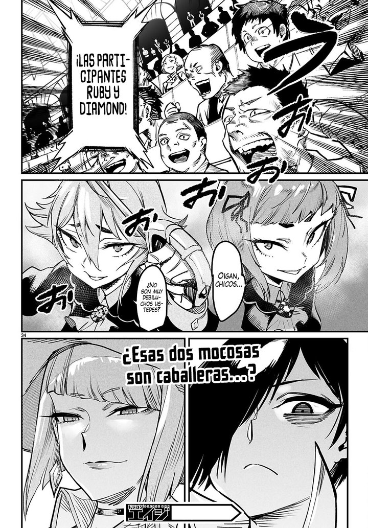 REENCARNADO EN UN COLISEO ~Utilizando la habilidad más débil para derrotar a las mujeres más fuertes y crear un harem de esclavas~ Capítulo 35 - Page 35