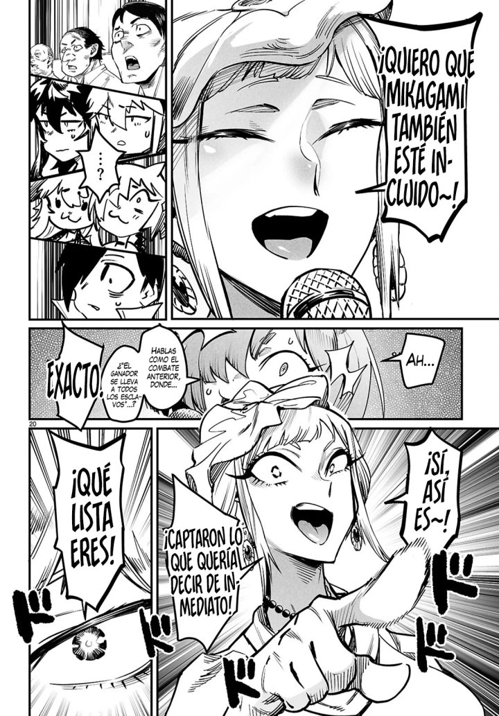 REENCARNADO EN UN COLISEO ~Utilizando la habilidad más débil para derrotar a las mujeres más fuertes y crear un harem de esclavas~ Capítulo 36 - Page 23
