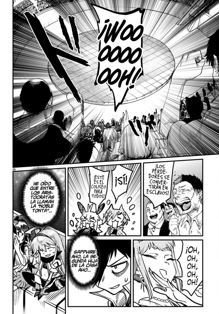 REENCARNADO EN UN COLISEO ~Utilizando la habilidad más débil para derrotar a las mujeres más fuertes y crear un harem de esclavas~ Capítulo 36 - Page 29