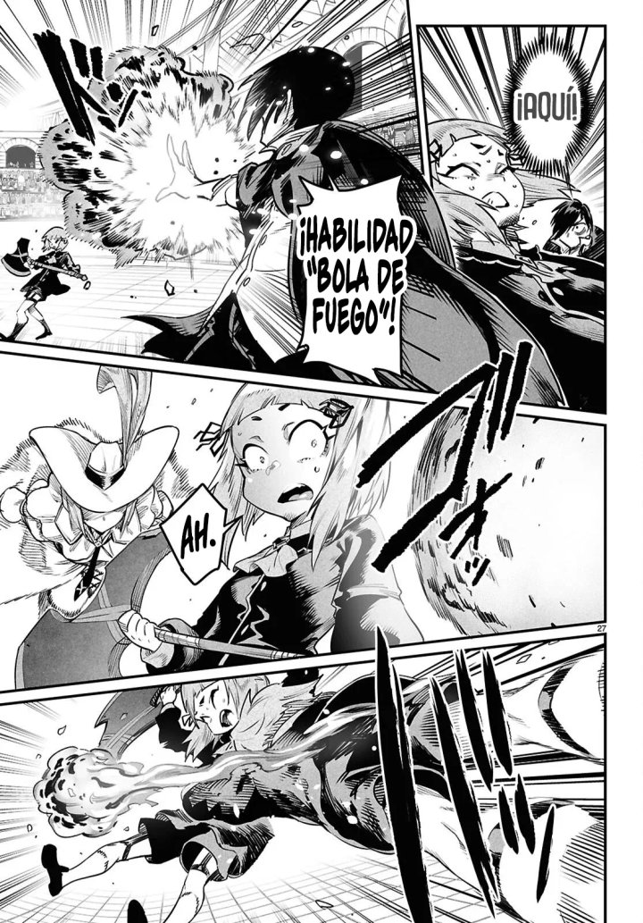 REENCARNADO EN UN COLISEO ~Utilizando la habilidad más débil para derrotar a las mujeres más fuertes y crear un harem de esclavas~ Capítulo 37 - Page 31