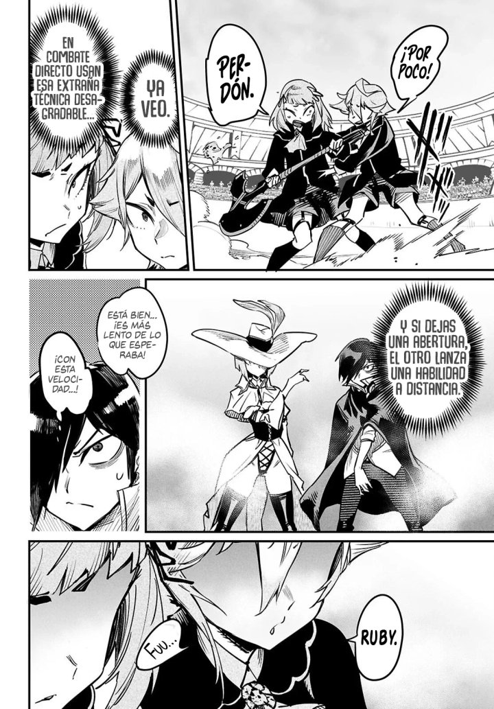 REENCARNADO EN UN COLISEO ~Utilizando la habilidad más débil para derrotar a las mujeres más fuertes y crear un harem de esclavas~ Capítulo 37 - Page 32