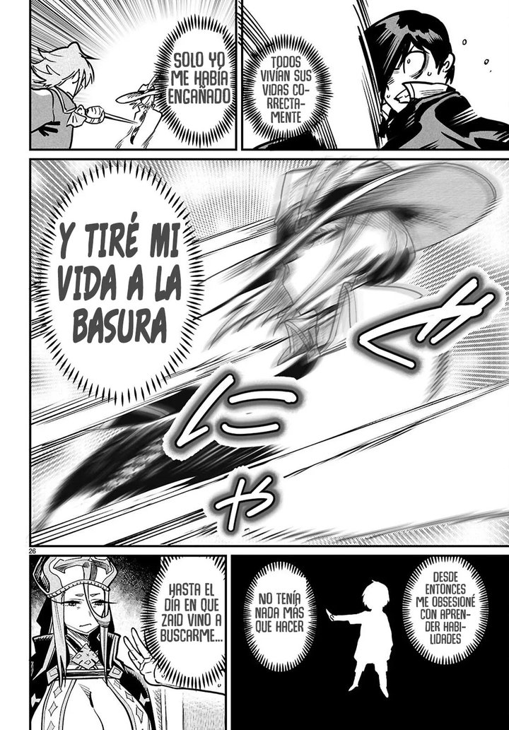 REENCARNADO EN UN COLISEO ~Utilizando la habilidad más débil para derrotar a las mujeres más fuertes y crear un harem de esclavas~ Capítulo 38 - Page 27
