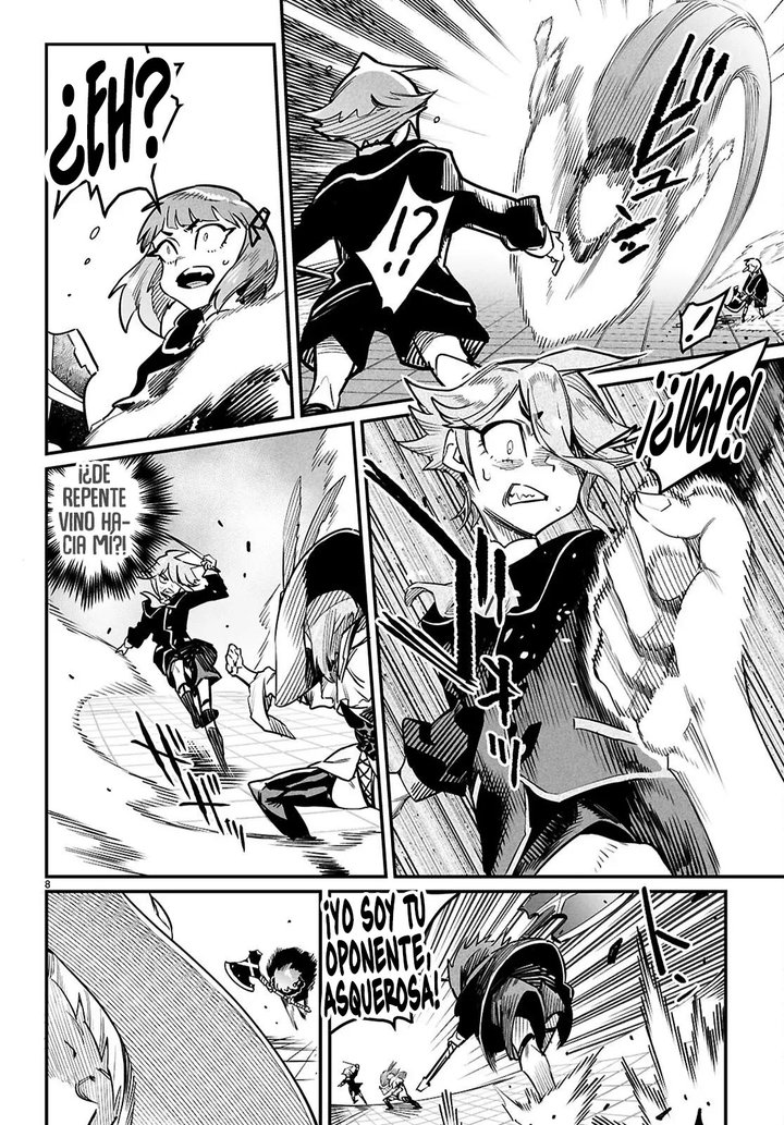 REENCARNADO EN UN COLISEO ~Utilizando la habilidad más débil para derrotar a las mujeres más fuertes y crear un harem de esclavas~ Capítulo 38 - Page 9