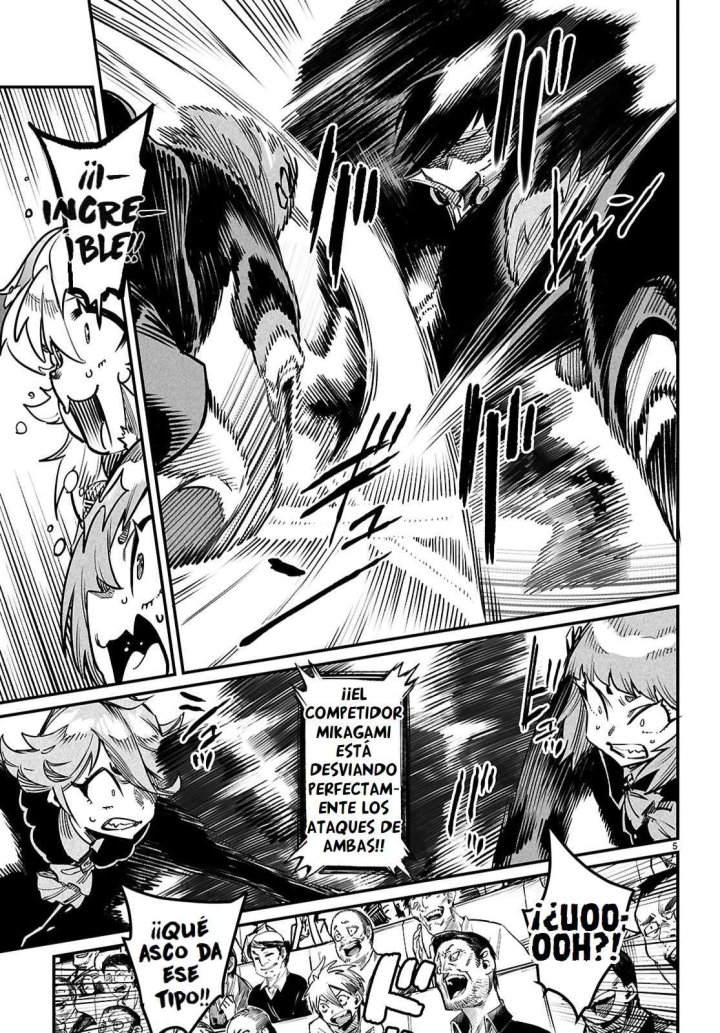 REENCARNADO EN UN COLISEO ~Utilizando la habilidad más débil para derrotar a las mujeres más fuertes y crear un harem de esclavas~ Capítulo 39 - Page 5