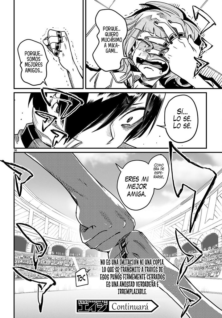 REENCARNADO EN UN COLISEO ~Utilizando la habilidad más débil para derrotar a las mujeres más fuertes y crear un harem de esclavas~ Capítulo 40 - Page 36
