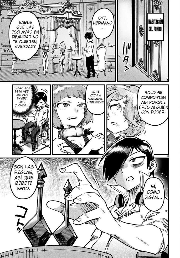 REENCARNADO EN UN COLISEO ~Utilizando la habilidad más débil para derrotar a las mujeres más fuertes y crear un harem de esclavas~ Capítulo 41 - Page 17
