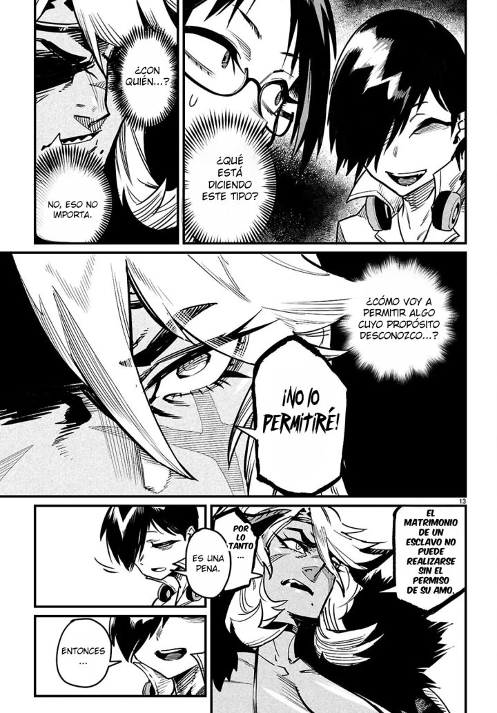 REENCARNADO EN UN COLISEO ~Utilizando la habilidad más débil para derrotar a las mujeres más fuertes y crear un harem de esclavas~ Capítulo 42 - Page 14