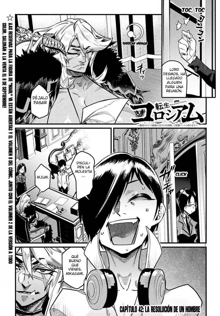 REENCARNADO EN UN COLISEO ~Utilizando la habilidad más débil para derrotar a las mujeres más fuertes y crear un harem de esclavas~ Capítulo 42 - Page 2