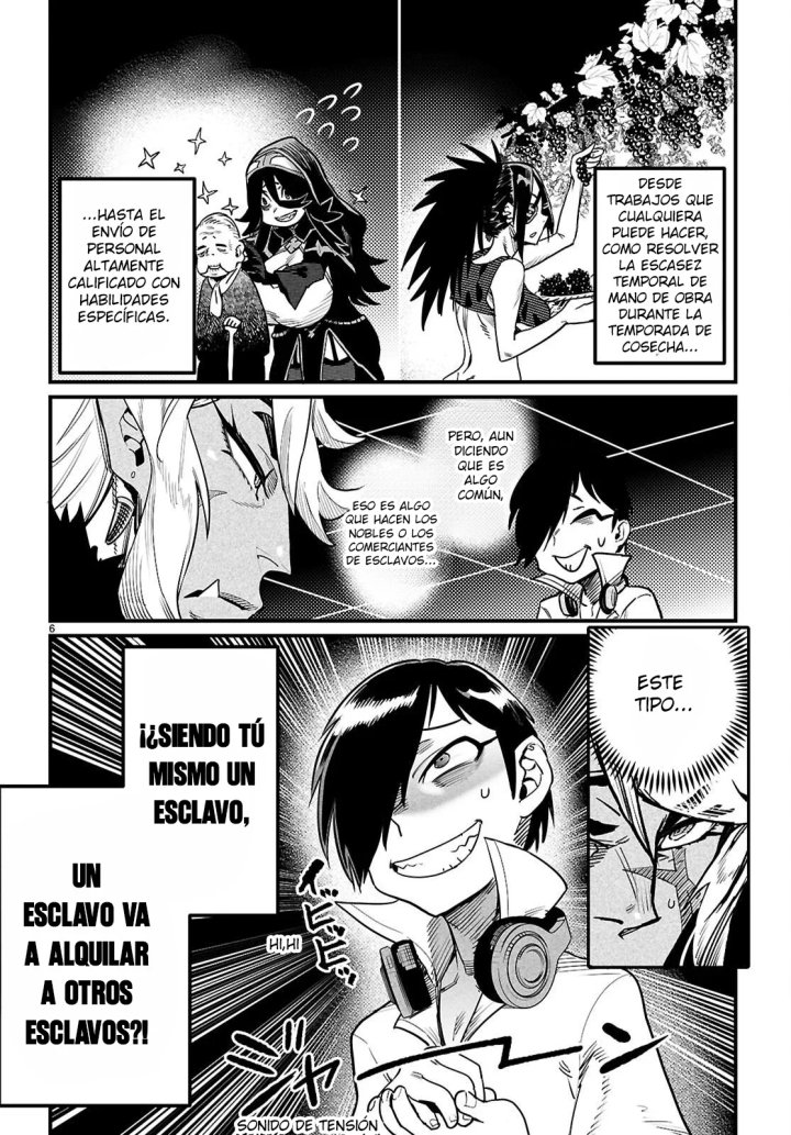 REENCARNADO EN UN COLISEO ~Utilizando la habilidad más débil para derrotar a las mujeres más fuertes y crear un harem de esclavas~ Capítulo 42 - Page 7