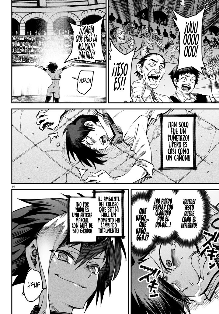 REENCARNADO EN UN COLISEO ~Utilizando la habilidad más débil para derrotar a las mujeres más fuertes y crear un harem de esclavas~ Capítulo 5 - Page 15