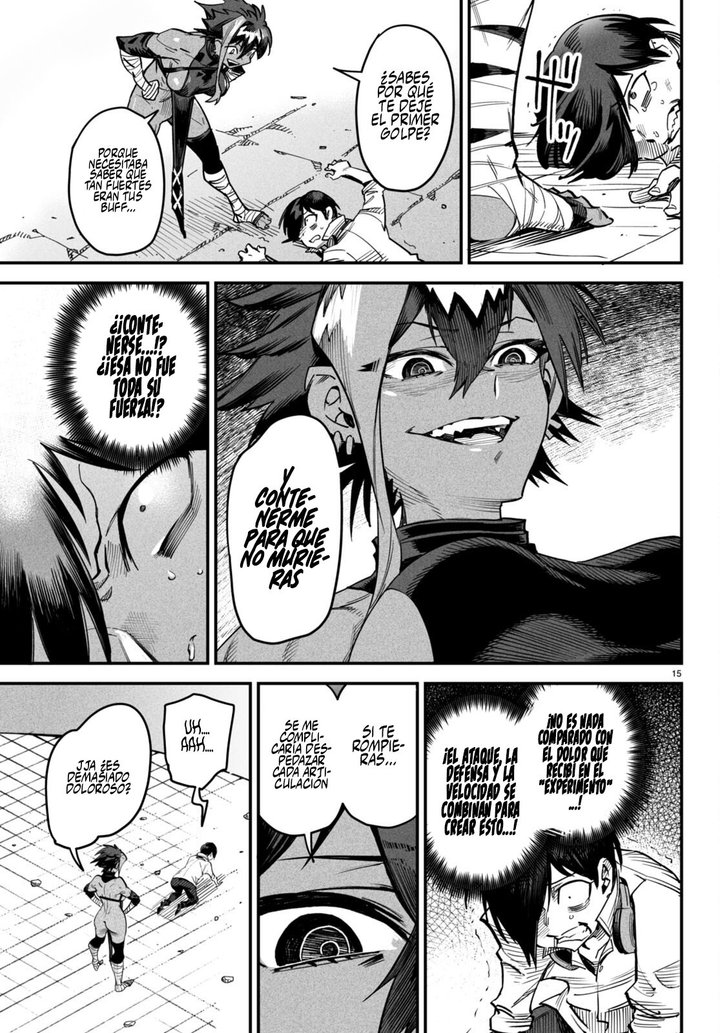 REENCARNADO EN UN COLISEO ~Utilizando la habilidad más débil para derrotar a las mujeres más fuertes y crear un harem de esclavas~ Capítulo 5 - Page 16