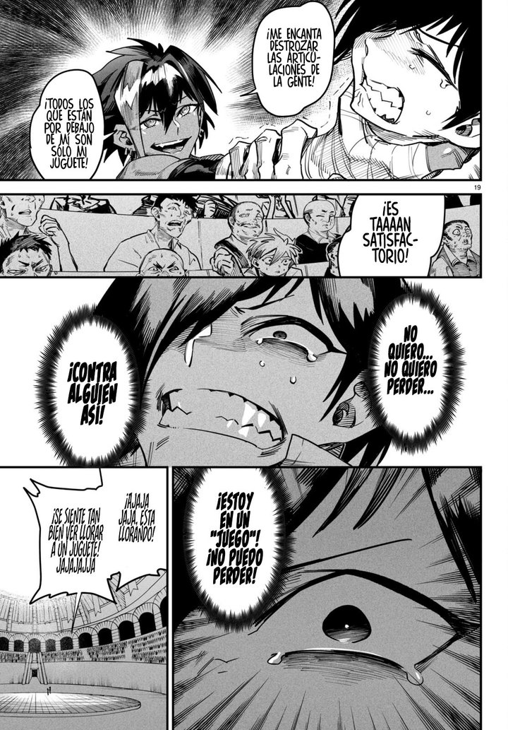 REENCARNADO EN UN COLISEO ~Utilizando la habilidad más débil para derrotar a las mujeres más fuertes y crear un harem de esclavas~ Capítulo 5 - Page 20
