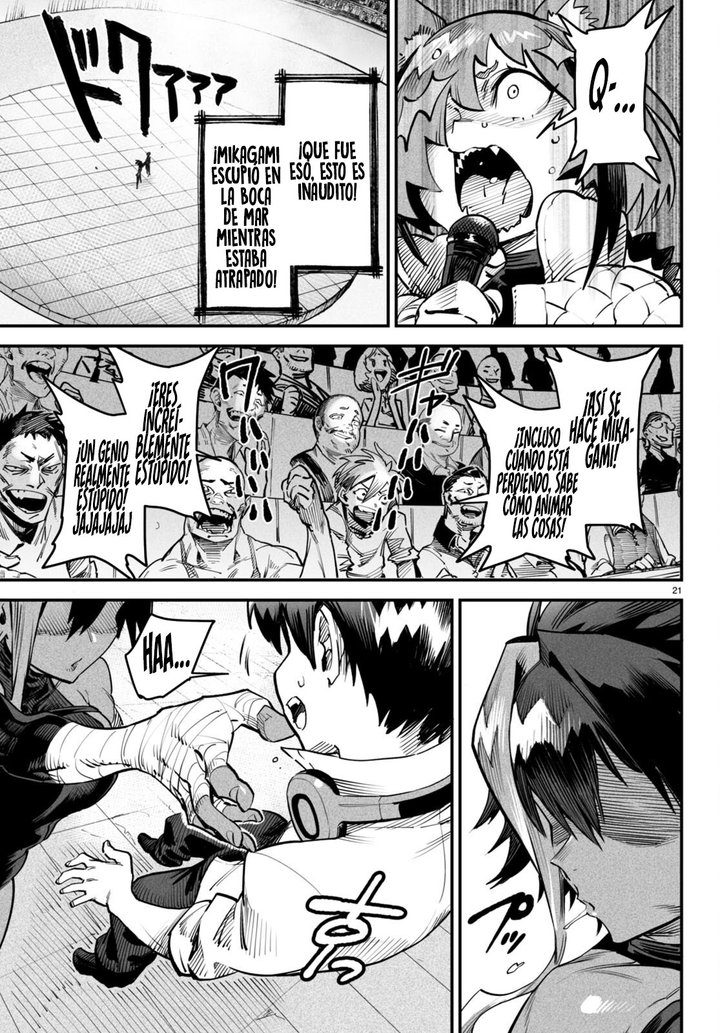 REENCARNADO EN UN COLISEO ~Utilizando la habilidad más débil para derrotar a las mujeres más fuertes y crear un harem de esclavas~ Capítulo 5 - Page 22