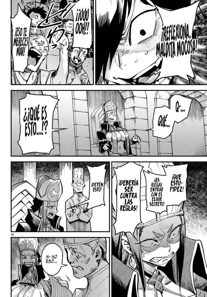 REENCARNADO EN UN COLISEO ~Utilizando la habilidad más débil para derrotar a las mujeres más fuertes y crear un harem de esclavas~ Capítulo 5 - Page 36