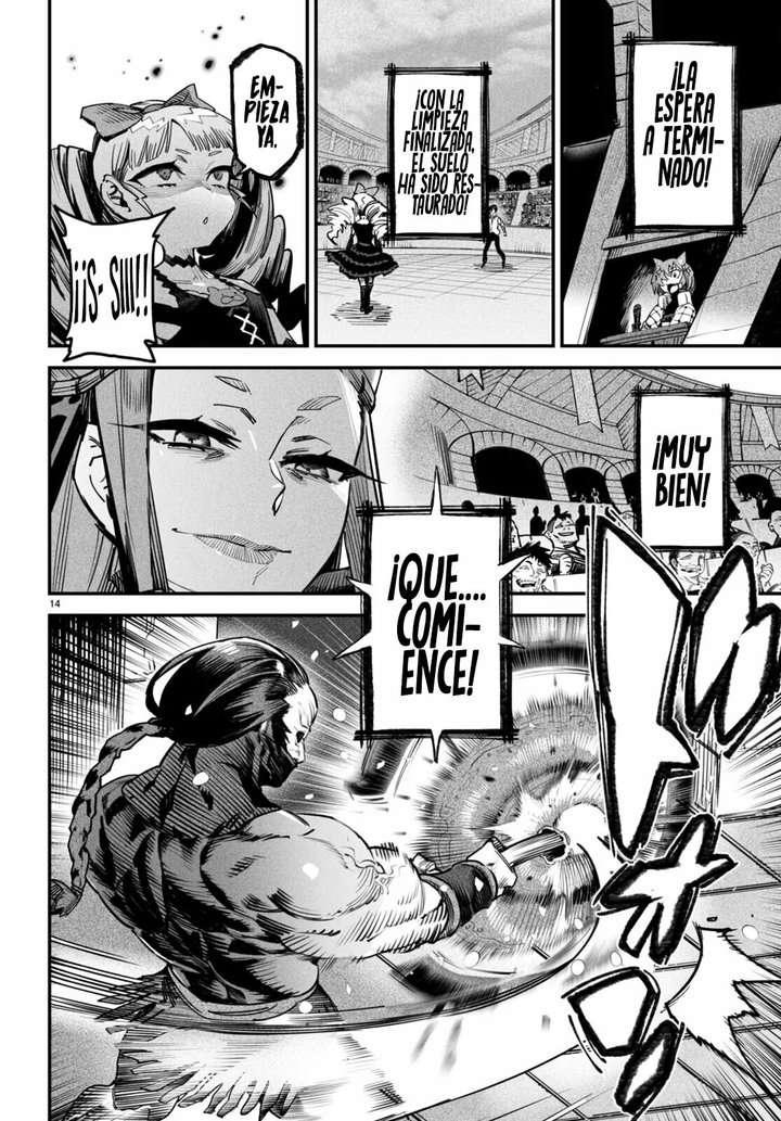 REENCARNADO EN UN COLISEO ~Utilizando la habilidad más débil para derrotar a las mujeres más fuertes y crear un harem de esclavas~ Capítulo 8 - Page 15