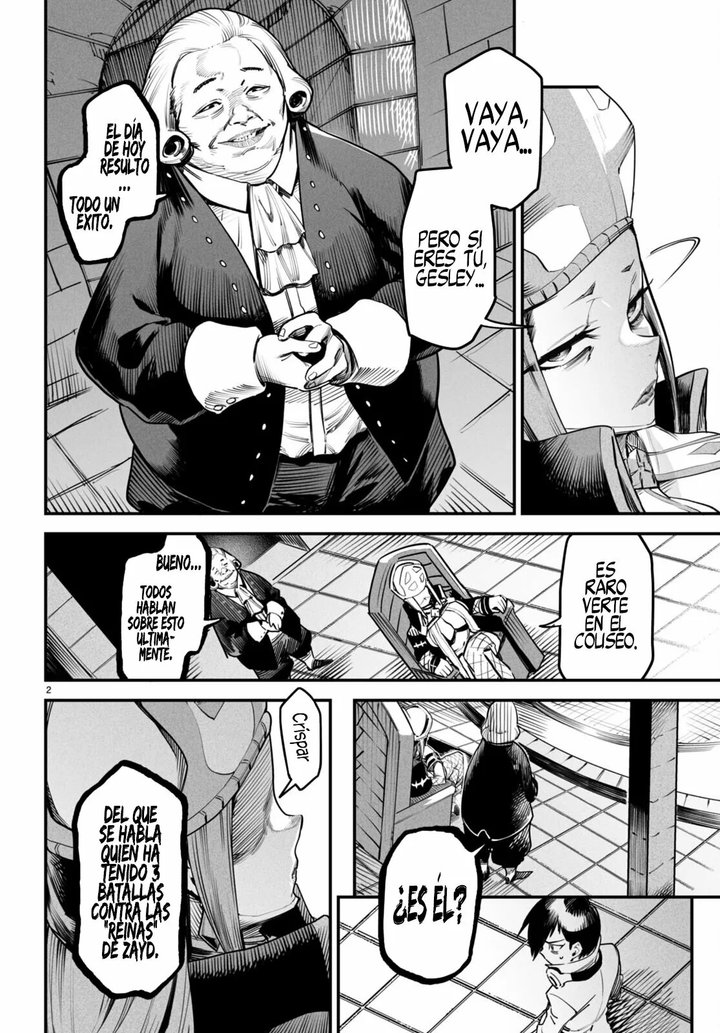 REENCARNADO EN UN COLISEO ~Utilizando la habilidad más débil para derrotar a las mujeres más fuertes y crear un harem de esclavas~ Capítulo 8 - Page 3