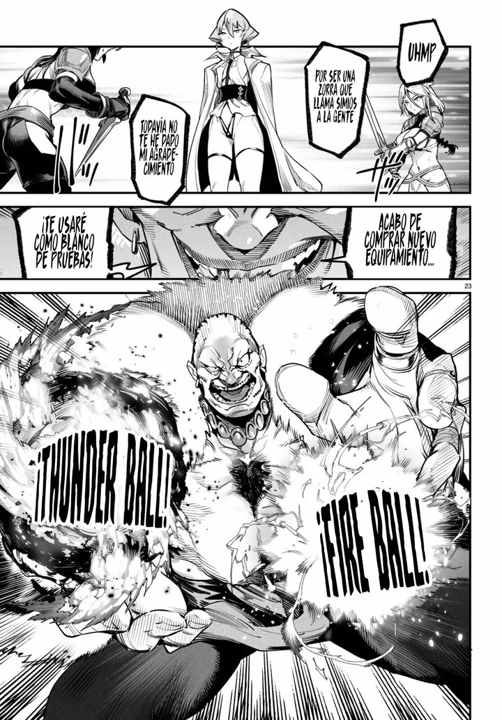 REENCARNADO EN UN COLISEO ~Utilizando la habilidad más débil para derrotar a las mujeres más fuertes y crear un harem de esclavas~ Capítulo 9 - Page 24