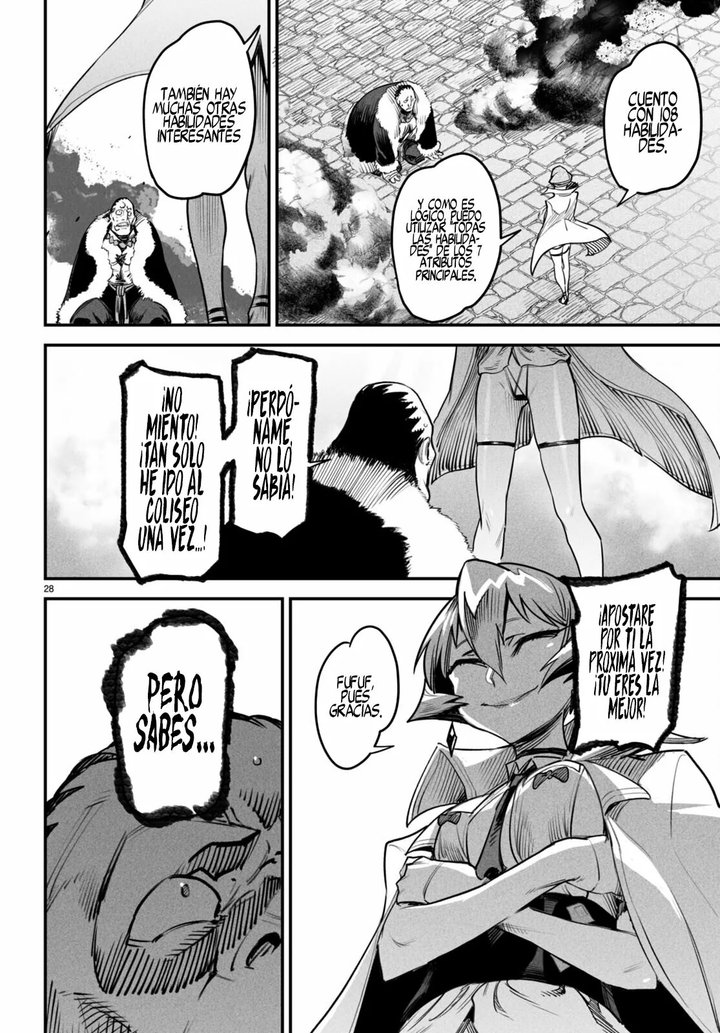 REENCARNADO EN UN COLISEO ~Utilizando la habilidad más débil para derrotar a las mujeres más fuertes y crear un harem de esclavas~ Capítulo 9 - Page 29