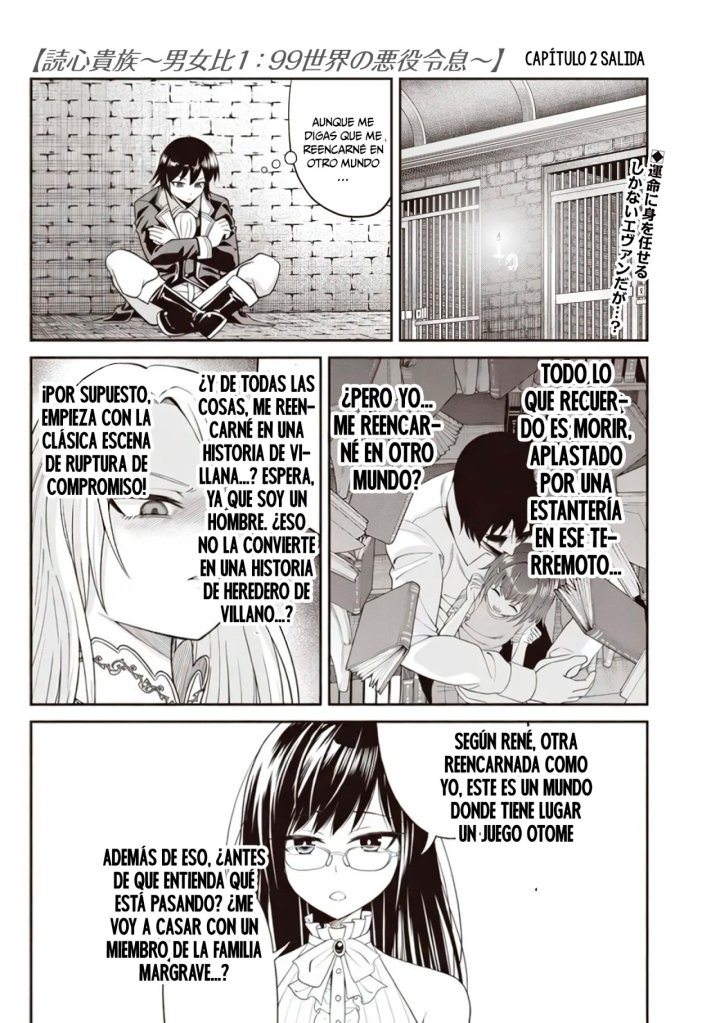 Telepathic Aristocrat ~Villainous Young Noble in a World with a 1:99 Male-to-Female Ratio~ Capítulo 2.1 - Page 2