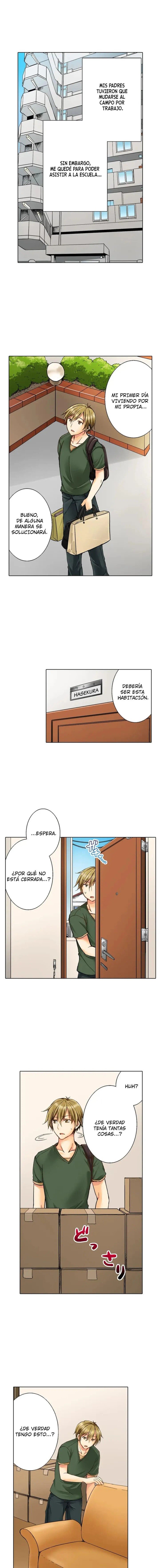 Osananajimi ni Ikasareru Nante...! Doukyo Shonichi ni Kenka Ecchi Capítulo 1 - Page 2