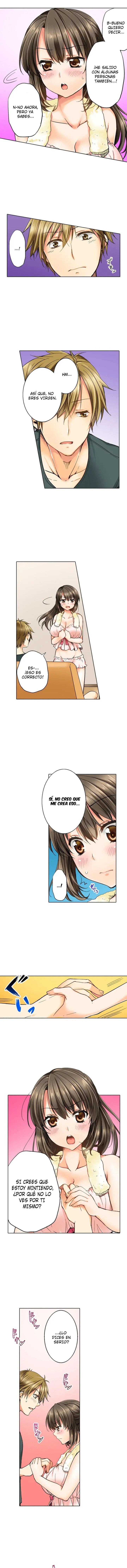 Osananajimi ni Ikasareru Nante...! Doukyo Shonichi ni Kenka Ecchi Capítulo 1 - Page 8