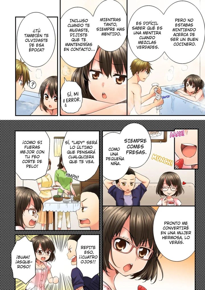 Osananajimi ni Ikasareru Nante...! Doukyo Shonichi ni Kenka Ecchi Capítulo 16 - Page 7