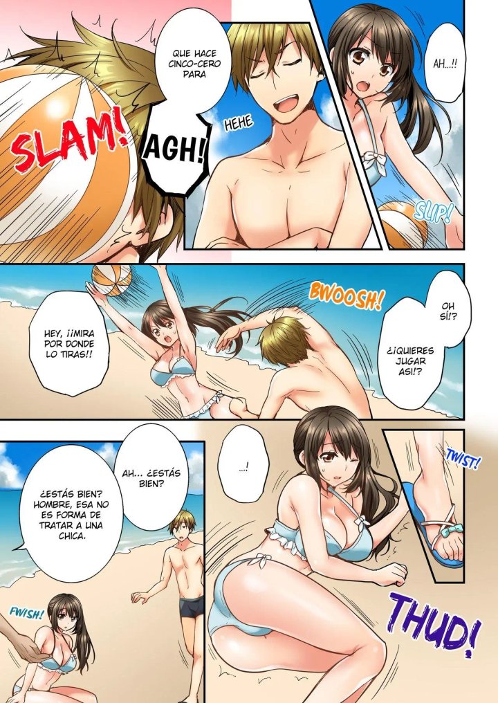 Osananajimi ni Ikasareru Nante...! Doukyo Shonichi ni Kenka Ecchi Capítulo 22 - Page 4