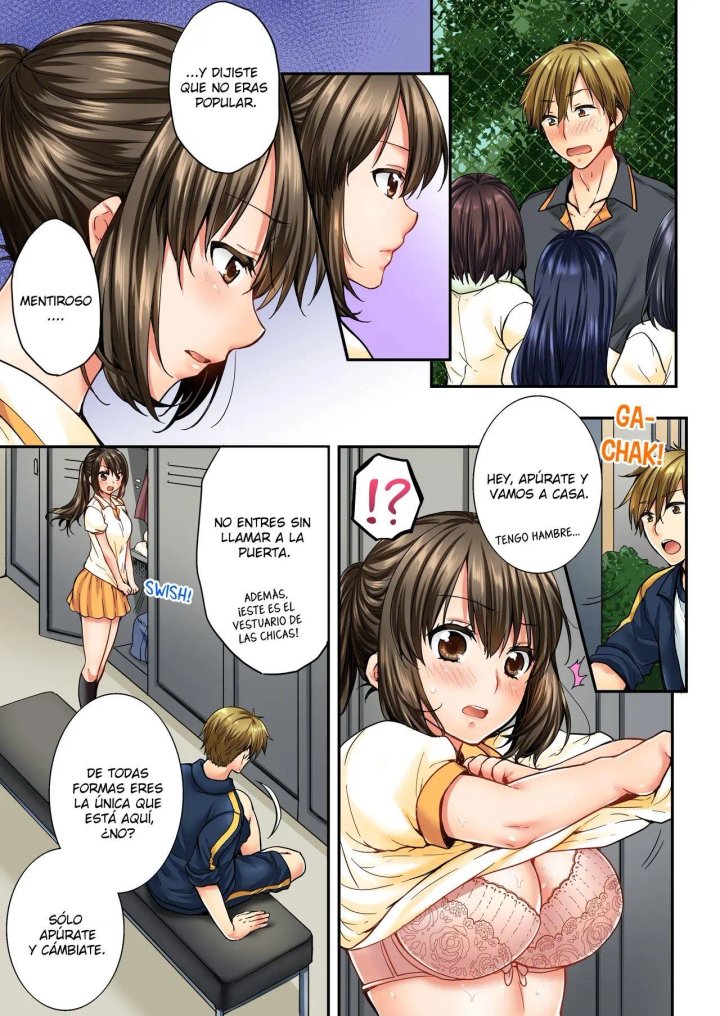 Osananajimi ni Ikasareru Nante...! Doukyo Shonichi ni Kenka Ecchi Capítulo 28 - Page 6