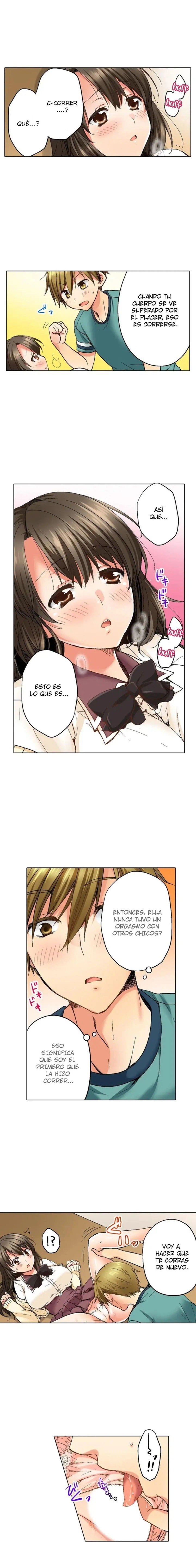 Osananajimi ni Ikasareru Nante...! Doukyo Shonichi ni Kenka Ecchi Capítulo 5 - Page 6