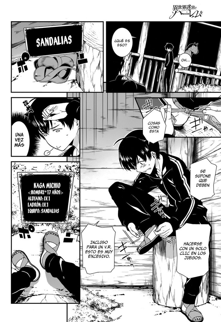 Isekai Meikyuu de Dorei Harem wo Capítulo 1 - Page 9
