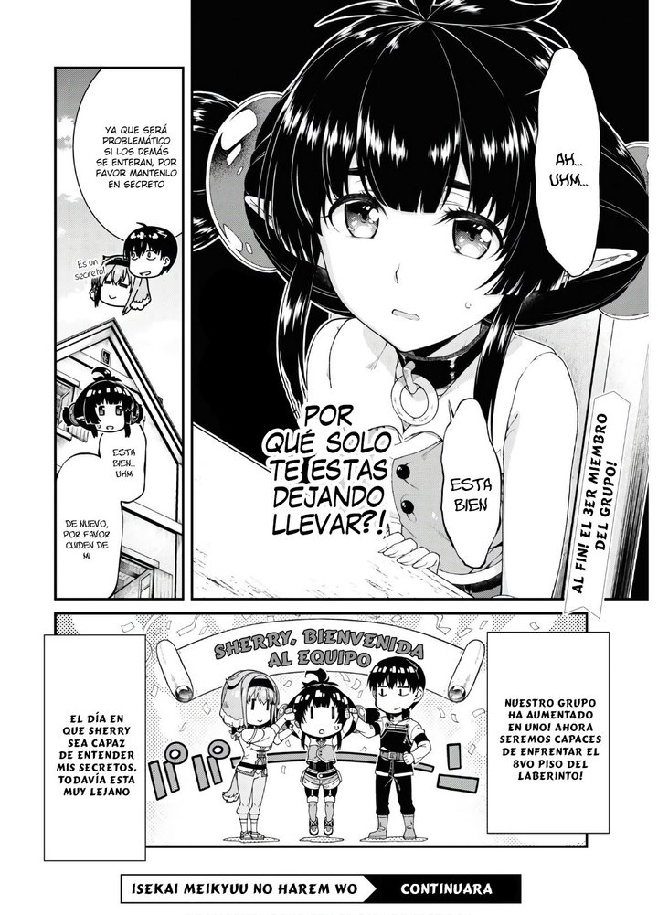 Isekai Meikyuu de Dorei Harem wo Capítulo 16.2 - Page 36