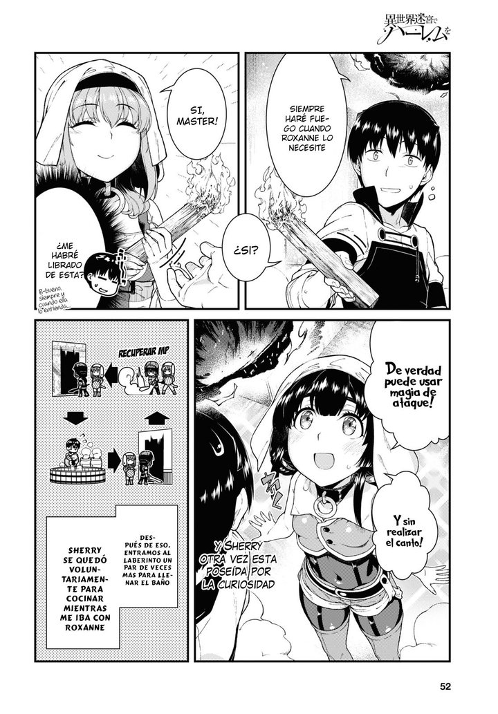 Isekai Meikyuu de Dorei Harem wo Capítulo 17.2 - Page 7
