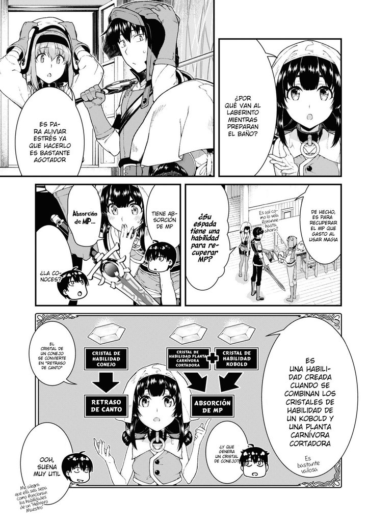 Isekai Meikyuu de Dorei Harem wo Capítulo 17.2 - Page 8
