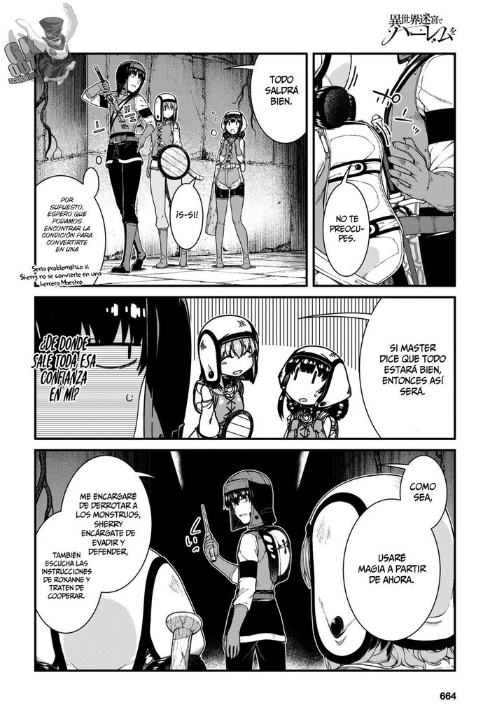 Isekai Meikyuu de Dorei Harem wo Capítulo 19.2 - Page 14