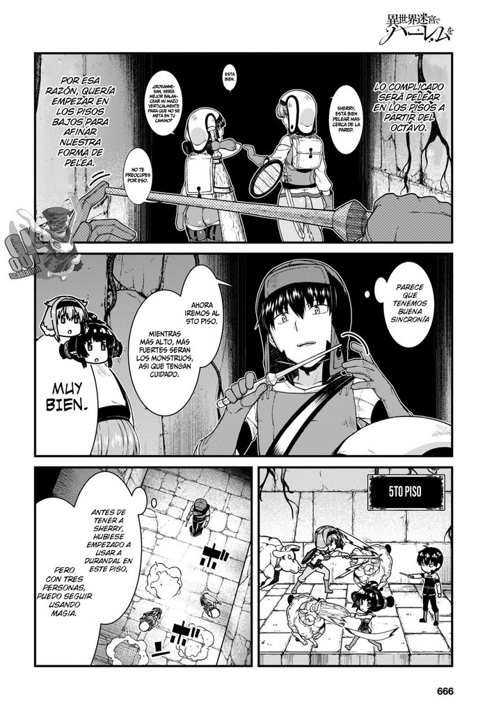 Isekai Meikyuu de Dorei Harem wo Capítulo 19.2 - Page 16