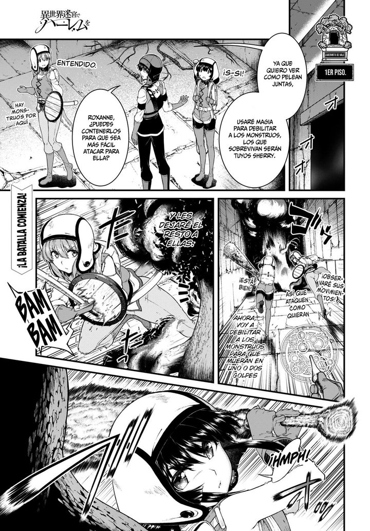 Isekai Meikyuu de Dorei Harem wo Capítulo 19.2 - Page 2