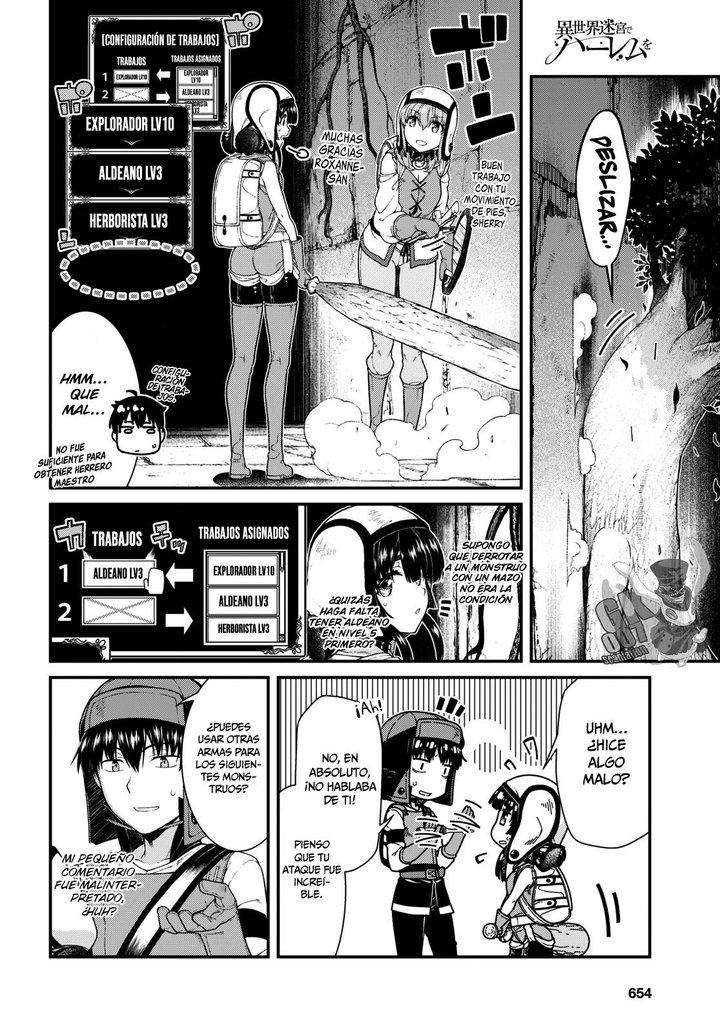 Isekai Meikyuu de Dorei Harem wo Capítulo 19.2 - Page 4