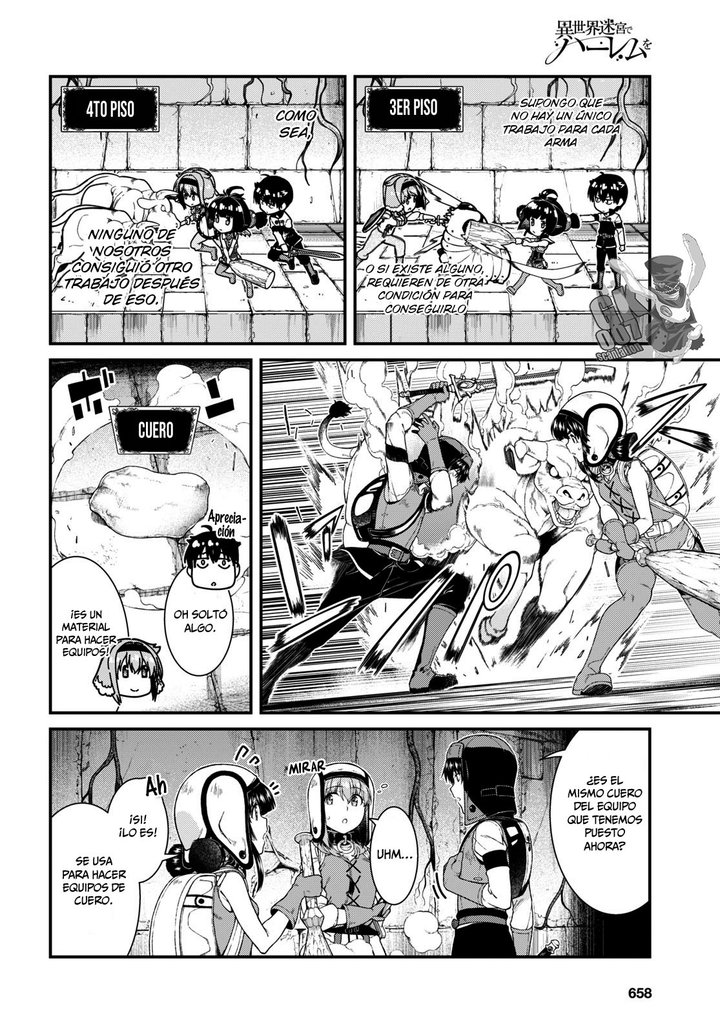 Isekai Meikyuu de Dorei Harem wo Capítulo 19.2 - Page 8