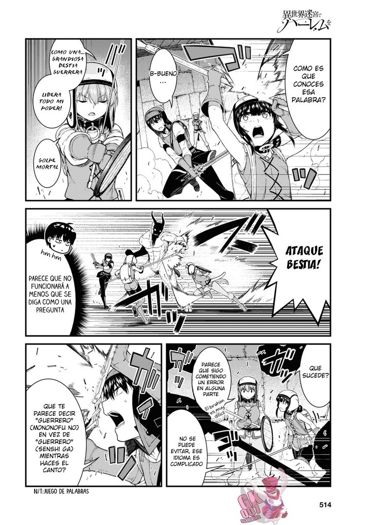 Isekai Meikyuu de Dorei Harem wo Capítulo 20.3 - Page 6