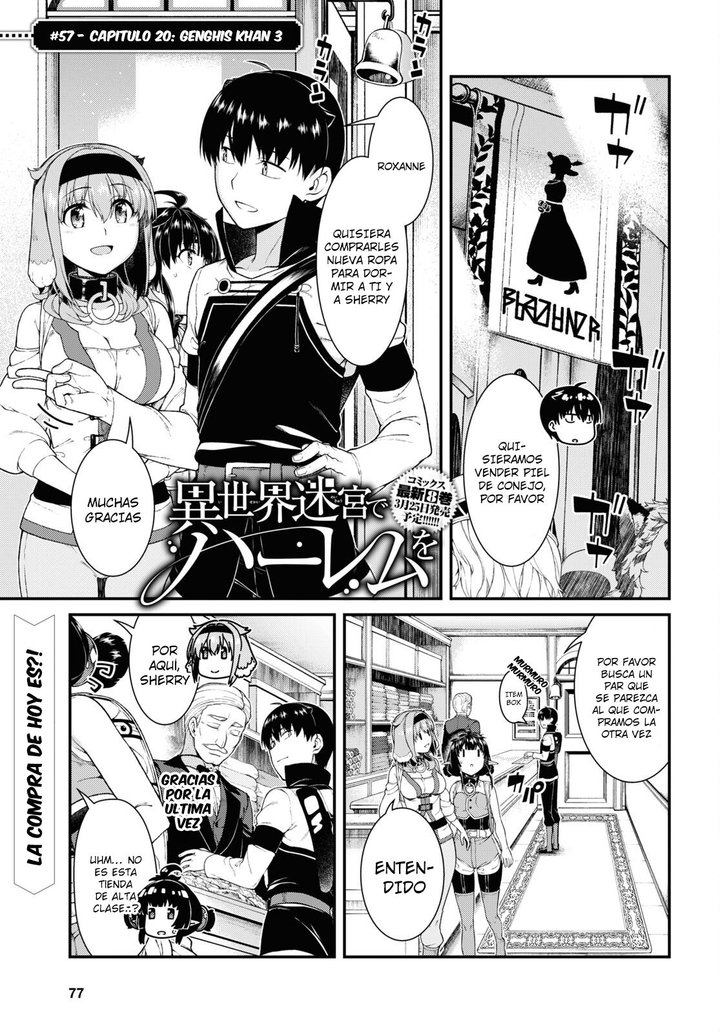 Isekai Meikyuu de Dorei Harem wo Capítulo 21.3 - Page 3