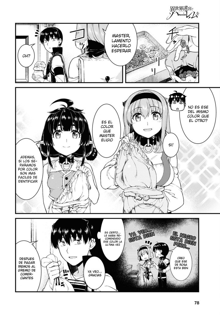 Isekai Meikyuu de Dorei Harem wo Capítulo 21.3 - Page 4