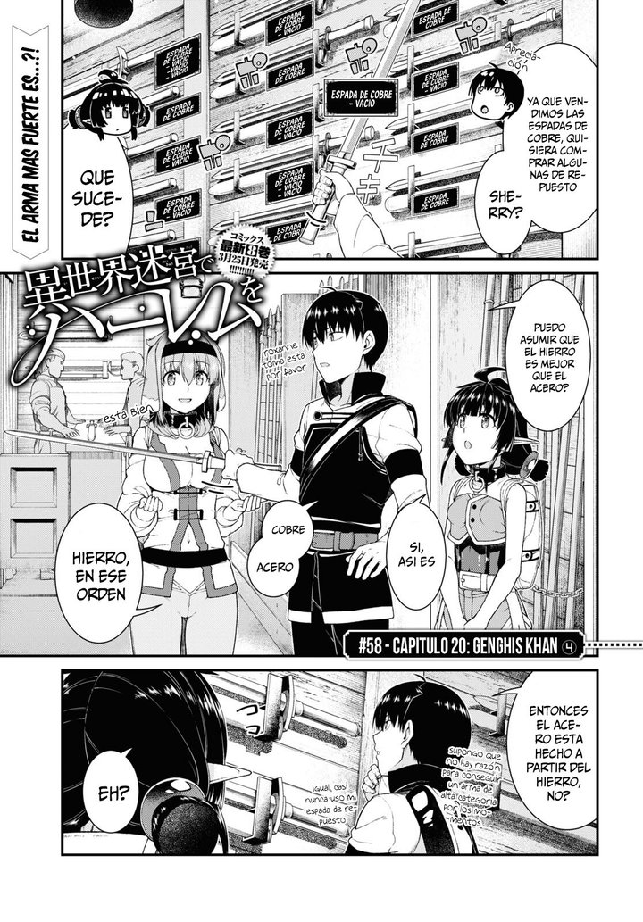 Isekai Meikyuu de Dorei Harem wo Capítulo 21.4 - Page 3